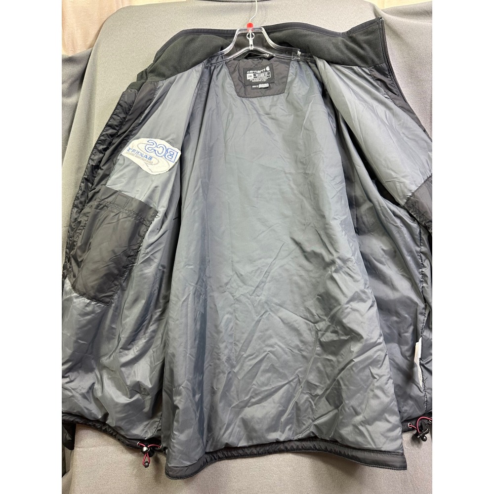 Carhartt Rain Defender Mens 2XL Relaxed Fit Quilted Jacket Gray OJ2208-M BCS - Picture 15 of 16